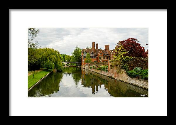 Cambridge Framed Print featuring the photograph Cambridge Serenity by Shanna Hyatt
