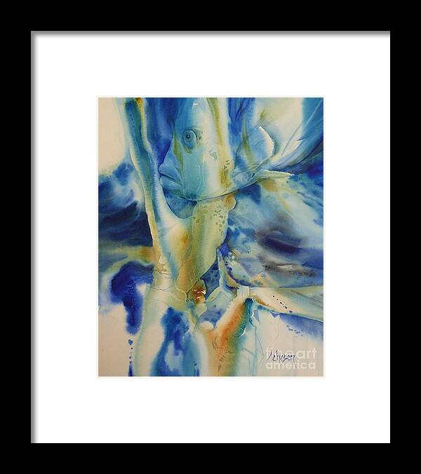 Fish Framed Print featuring the painting Camouflage by Donna Acheson-Juillet