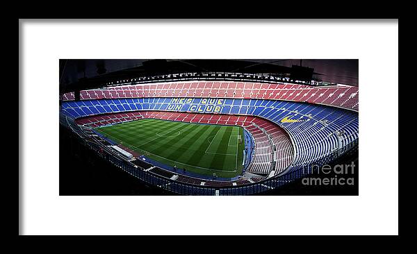Camp Nou Framed Print featuring the photograph Camp Nou by Agusti Pardo Rossello