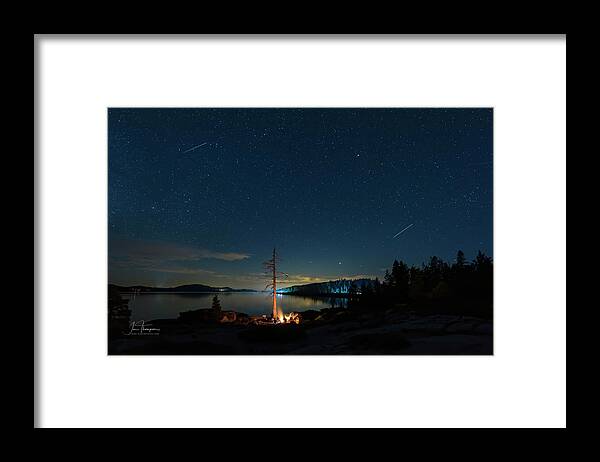 Airplanes Framed Print featuring the photograph Campfire 1 by Jim Thompson