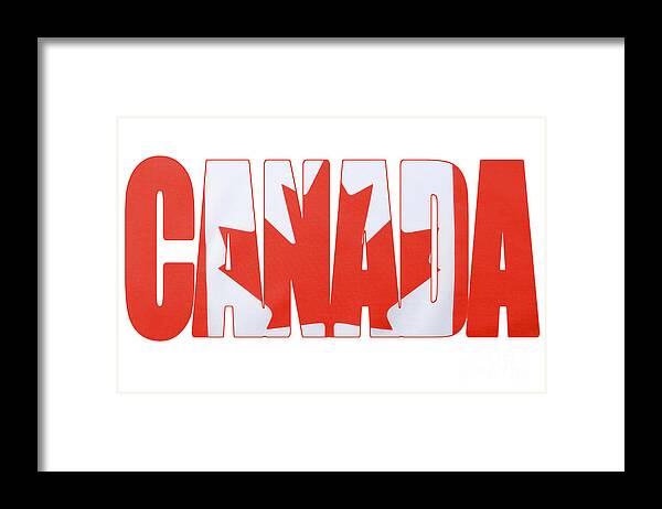  July Framed Print featuring the photograph Canadian Flag by Milleflore Images
