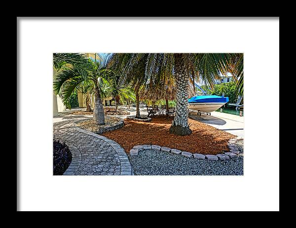 Florida Framed Print featuring the photograph Canal Landscape by Kathi Mirto