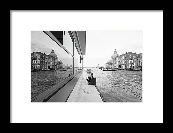 Venice Framed Print featuring the photograph Canale Riflesso by Marco Missiaja