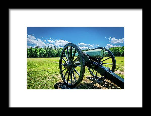 Cannon Framed Print featuring the photograph Cannon by James L Bartlett