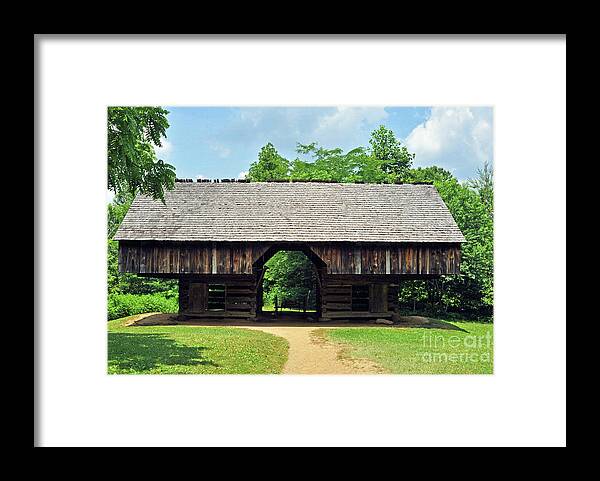Barn Framed Print featuring the photograph Cantilever Barn 2 by Lydia Holly