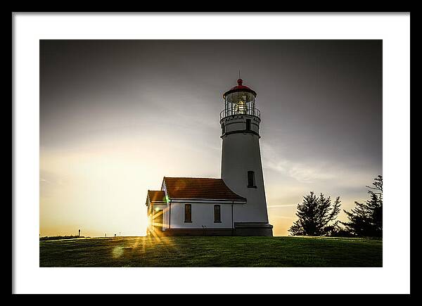 Bandon Framed Print featuring the photograph Cape Blanco Lighthouse by Don Hoekwater Photography