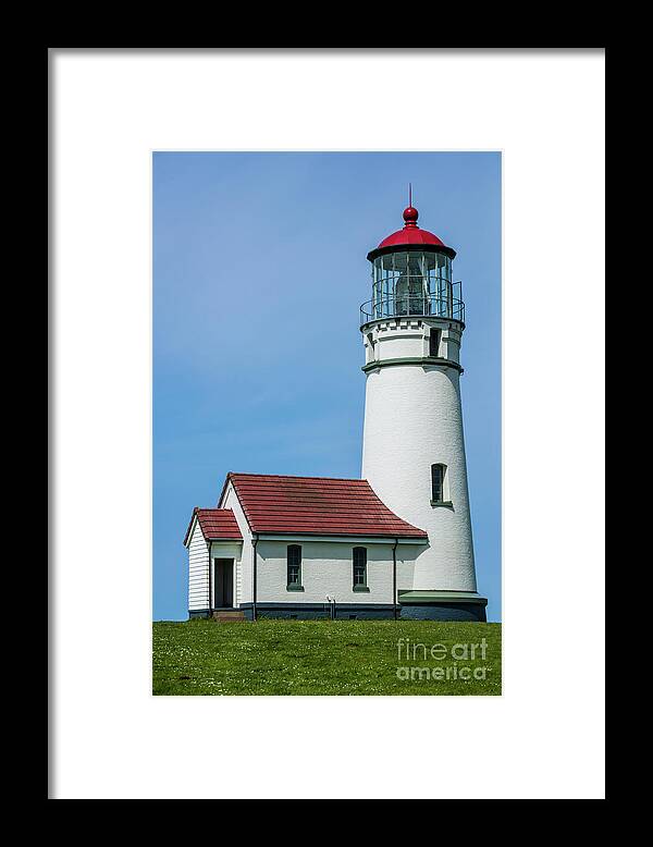 Cape Blanco Framed Print featuring the photograph Cape Blanco Oregon Lighthouse by Gary Whitton