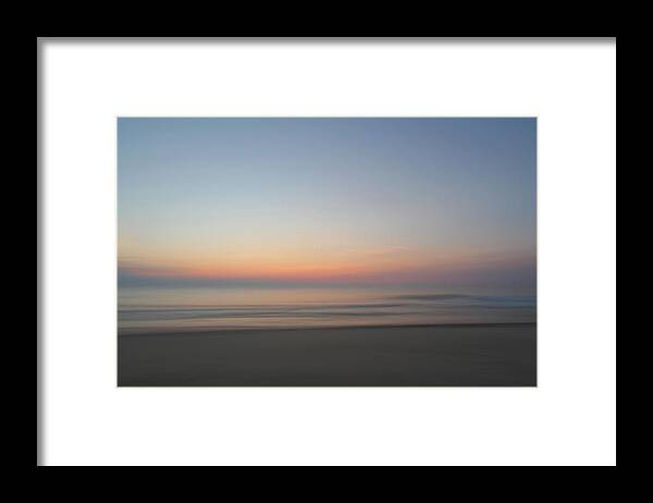 Abstract Seascape Framed Print featuring the photograph Cape Cod Abstract Seascape by Juergen Roth