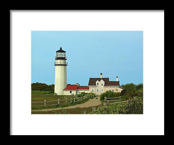 Highland Lighthouse Framed Print featuring the photograph Cape Cod Highland Lighthouse by Juergen Roth