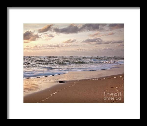 Barnstable County Framed Print featuring the photograph Cape Cod Sunrise 1 by Susan Cole Kelly