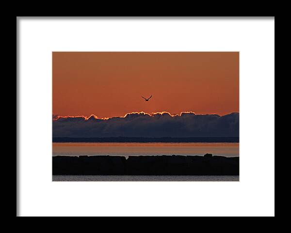 Cape Cod Framed Print featuring the photograph Cape Cod Sunrise #2 by Ken Stampfer