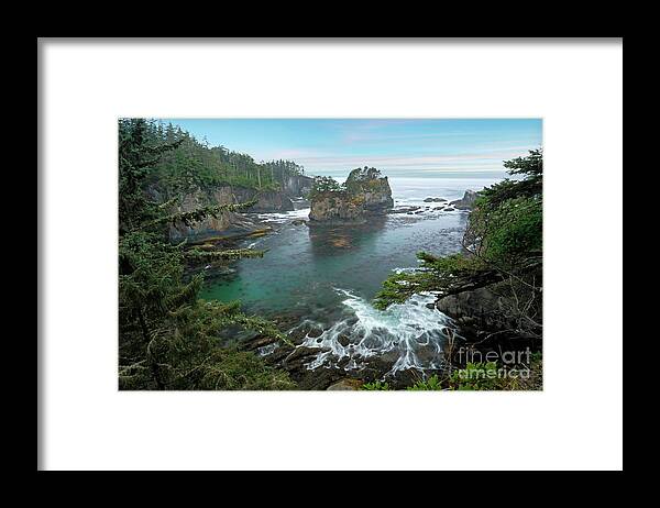 Cape Flattery Framed Print featuring the photograph Cape Flattery North Western Point by Martin Konopacki