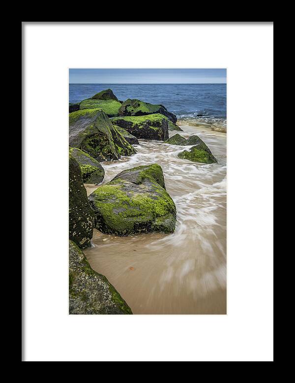 Cape May Framed Print featuring the photograph Cape May Jetty by Jen Manganello