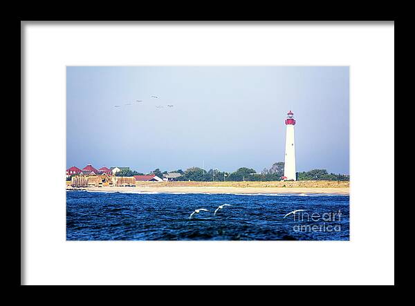 Cape May Lighthouse Framed Print featuring the photograph Cape May Lighthouse 2008 by John Rizzuto