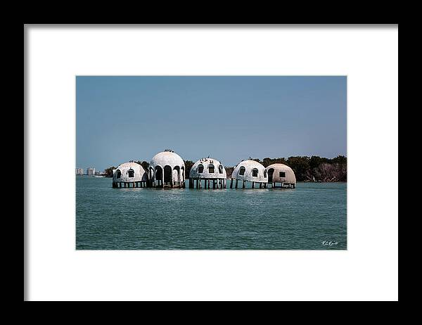 Florida Framed Print featuring the photograph Cape Romano - Domed Homes - Marco in the Background by Ronald Reid