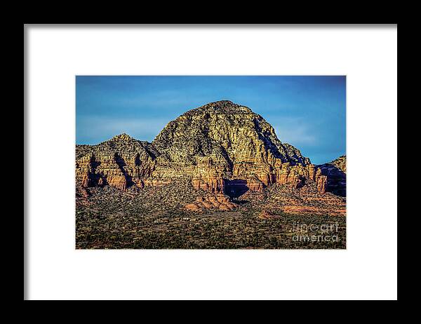 Jon Burch Framed Print featuring the photograph Capital Butte Evening by Jon Burch Photography