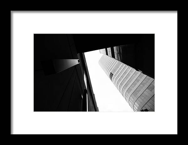 B&w Framed Print featuring the photograph capital R by Kreddible Trout