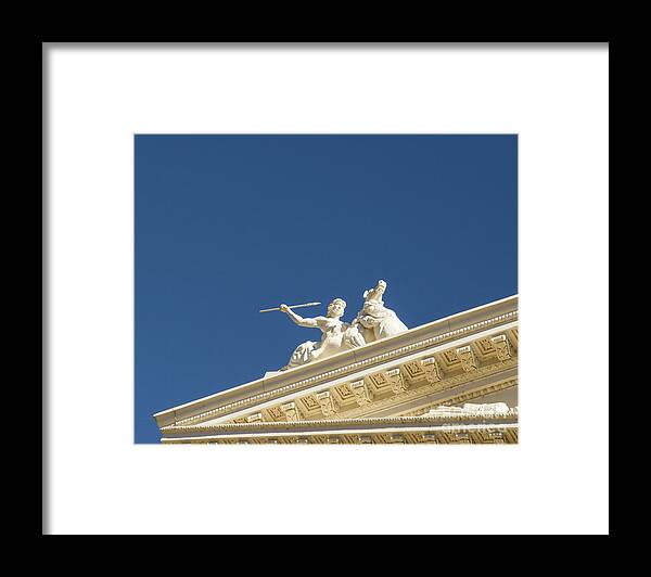 Architecture Framed Print featuring the photograph Capitol Frieze Sculpture 1 by Juan Romagosa