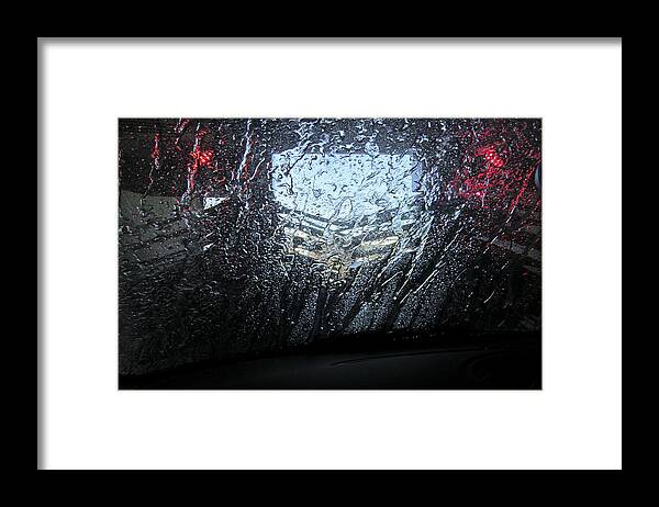 Car Wash Framed Print featuring the photograph Car Wash #1 by Erik Burg