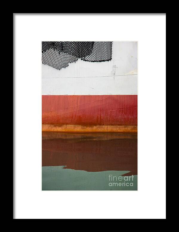 Abstract Framed Print featuring the photograph Cargo Textures by Dave Fleetham - Printscapes