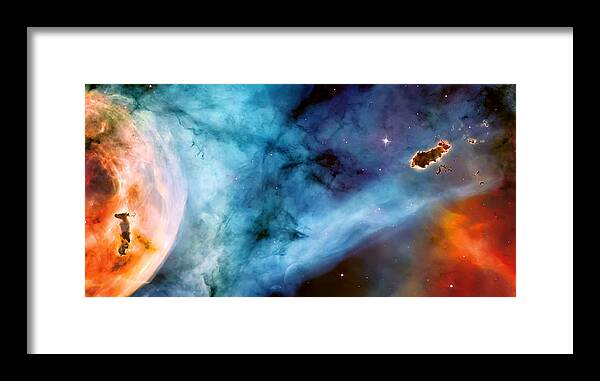 Nebula Framed Print featuring the photograph Carina Nebula #5 by Jennifer Rondinelli Reilly - Fine Art Photography