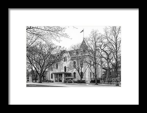 Carleton College Framed Print featuring the photograph Carleton College Willis Hall by University Icons