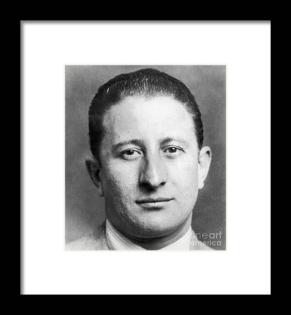 Carlo Gambino Framed Print featuring the photograph Carlo Gambino by Vintage Collectables