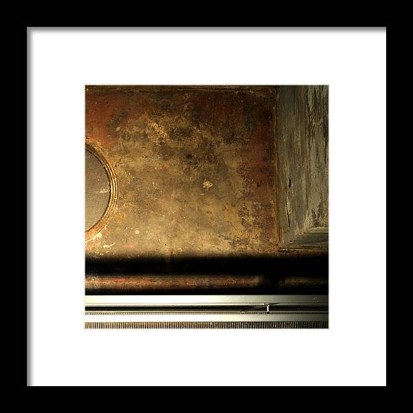 Manhole Framed Print featuring the photograph Carlton 13 - abstract from the bridge by Tim Nyberg