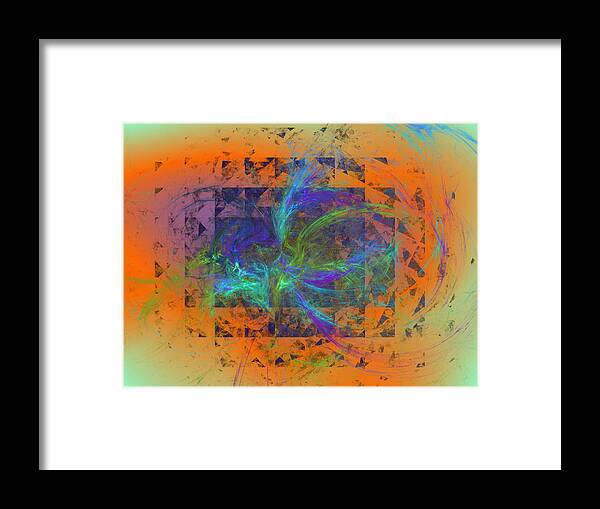 Art Framed Print featuring the digital art Carraspear by Jeff Iverson