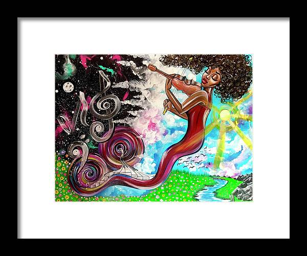 Music Framed Print featuring the photograph Carry me Away by Artist RiA