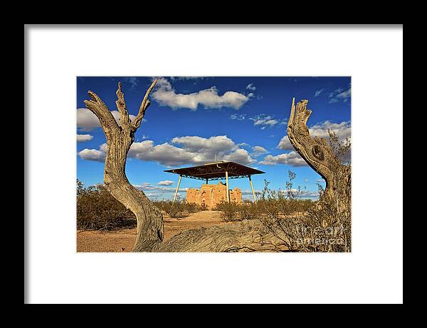 Casa Grande Framed Print featuring the photograph Casa Grande Ruins National Monument by Sam Antonio