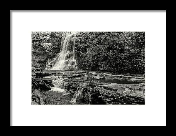 Landscape Framed Print featuring the photograph Cascades Waterfall by Joe Shrader