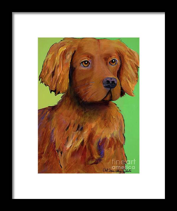 Pat Saunders-white Framed Print featuring the painting Cash by Pat Saunders-White