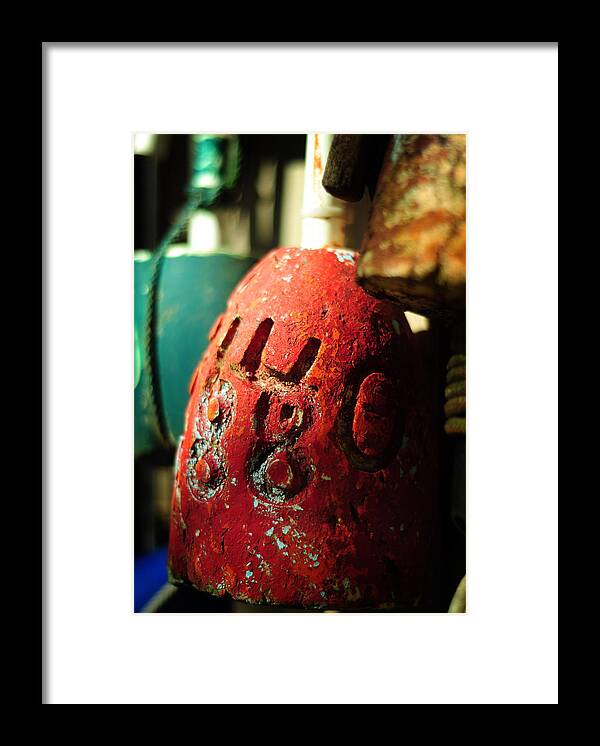 Buoy Framed Print featuring the photograph Cast Away by Rebecca Sherman