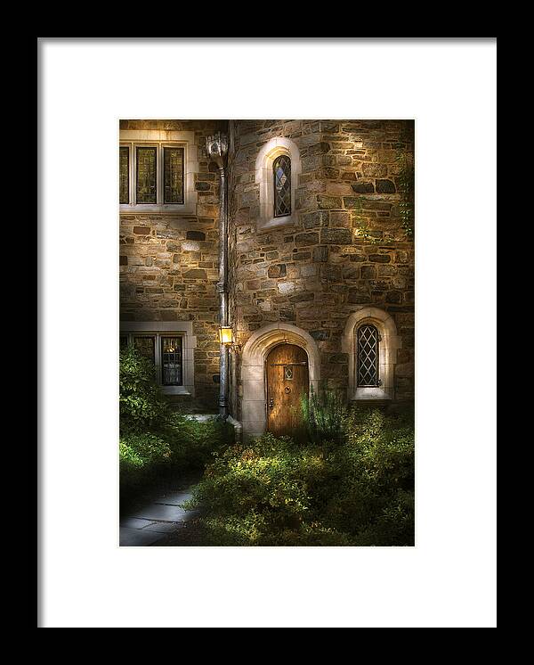 Savad Framed Print featuring the photograph Castle - Enter if you Dare by Mike Savad
