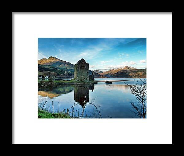 Castle Framed Print featuring the photograph Castle on the Loch by Lynn Bolt