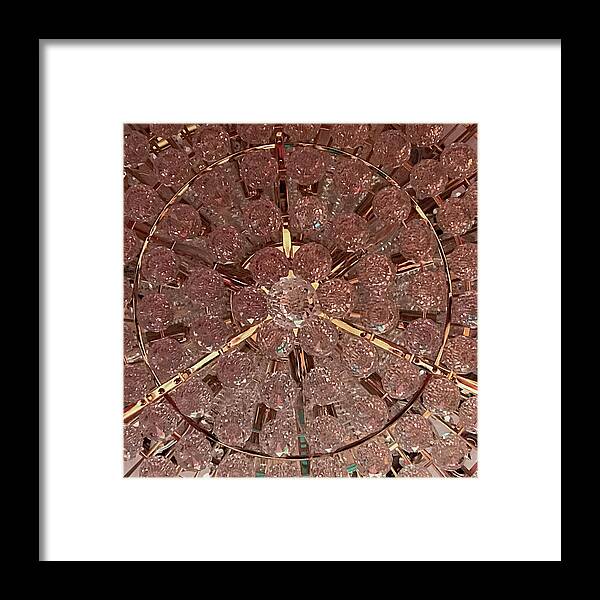 Chandelier Framed Print featuring the photograph Castle Rose 03 by Annette Hadley