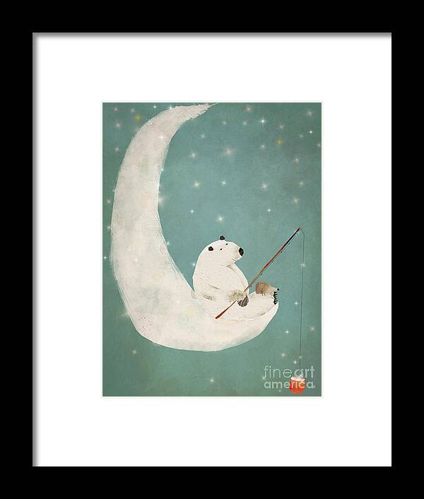 Bears Framed Print featuring the painting Catch A Falling Star by Bri Buckley