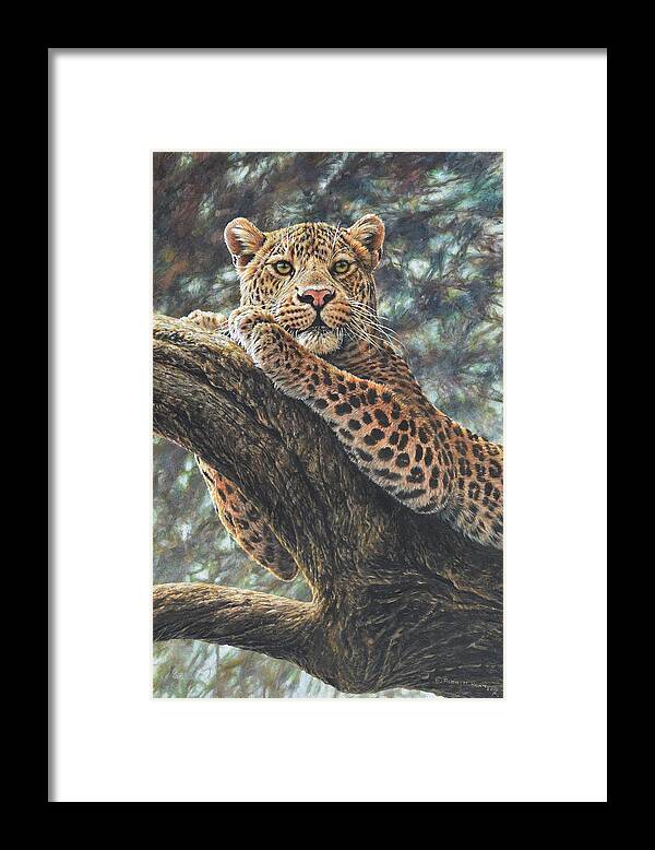 Wildlife Paintings Framed Print featuring the painting Catching the Sun by Alan M Hunt