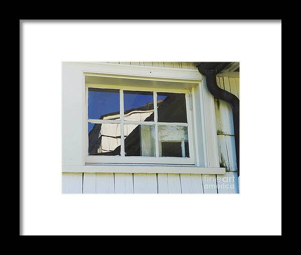 Window Framed Print featuring the photograph Caumsett Park Window No. 3 by Cheryl Kurman