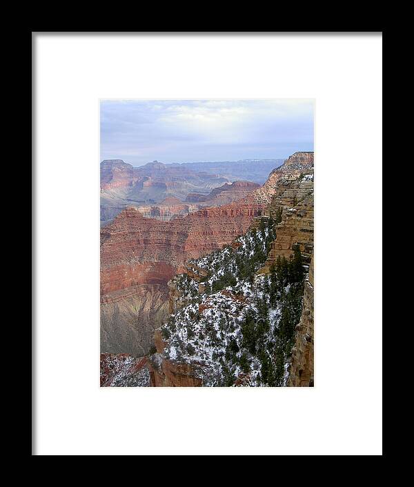 Cedar Ridge Framed Print featuring the photograph Cedar Ridge Grand Canyon by Carolyn Jacob