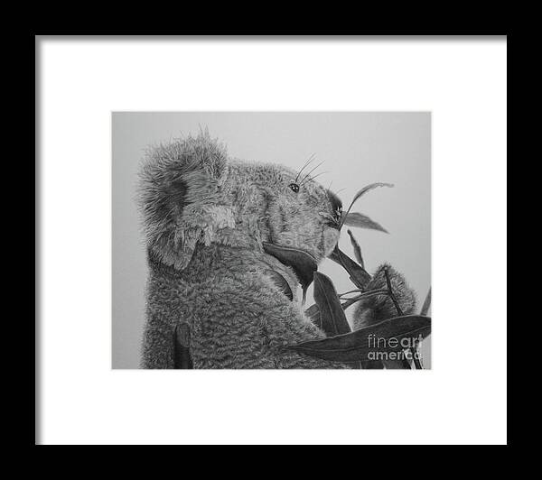 Koala Framed Print featuring the painting Ceduna by Jennifer Watson