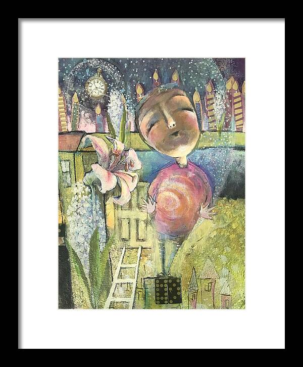 Celebrate Framed Print featuring the mixed media Celebrate Life by Eleatta Diver