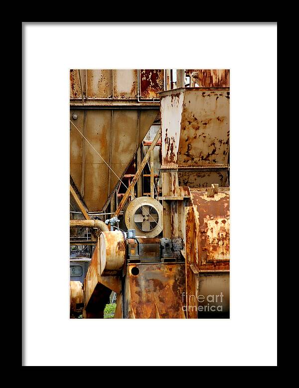 Marcia Lee Jones Framed Print featuring the photograph Cement Industry Series by Marcia Lee Jones