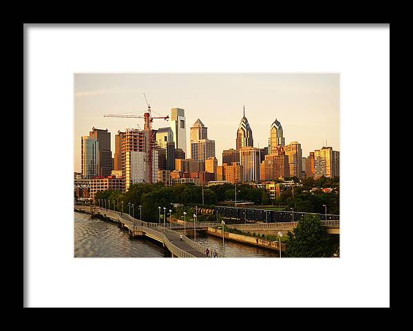Philadelphia Framed Print featuring the photograph Center City Philadelphia by Ed Sweeney