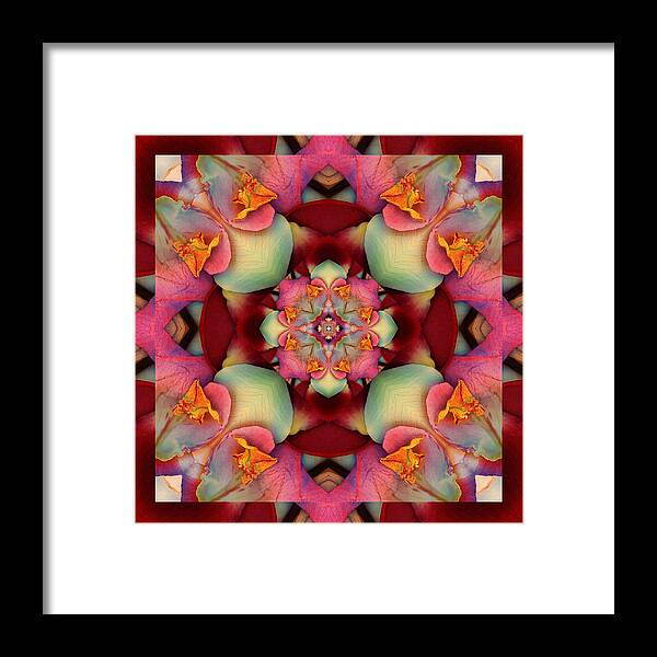 Yoga Art Framed Print featuring the photograph CenterPeace by Bell And Todd