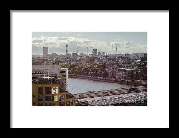 Bt Tower Framed Print featuring the photograph Central London by Perry Rodriguez