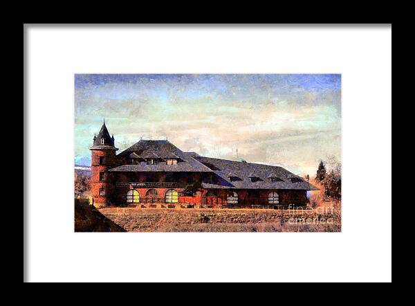 Scranton Pa Framed Print featuring the photograph Central Railroad of New Jersey Freight Station in Scranton PA by Janine Riley