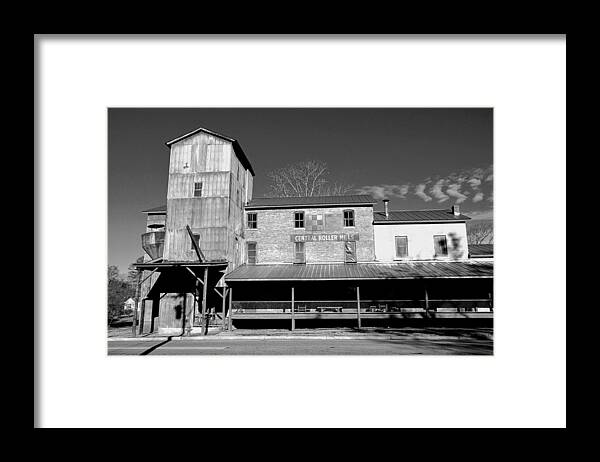  Framed Print featuring the photograph Central Roller Mill by Rodney Lee Williams