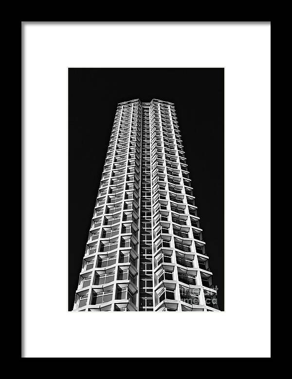 Architecture Framed Print featuring the photograph Centre Point by David Bleeker
